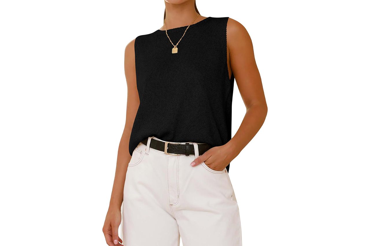 BTFBM Sleeveless Sweater Top Credit: Amazon