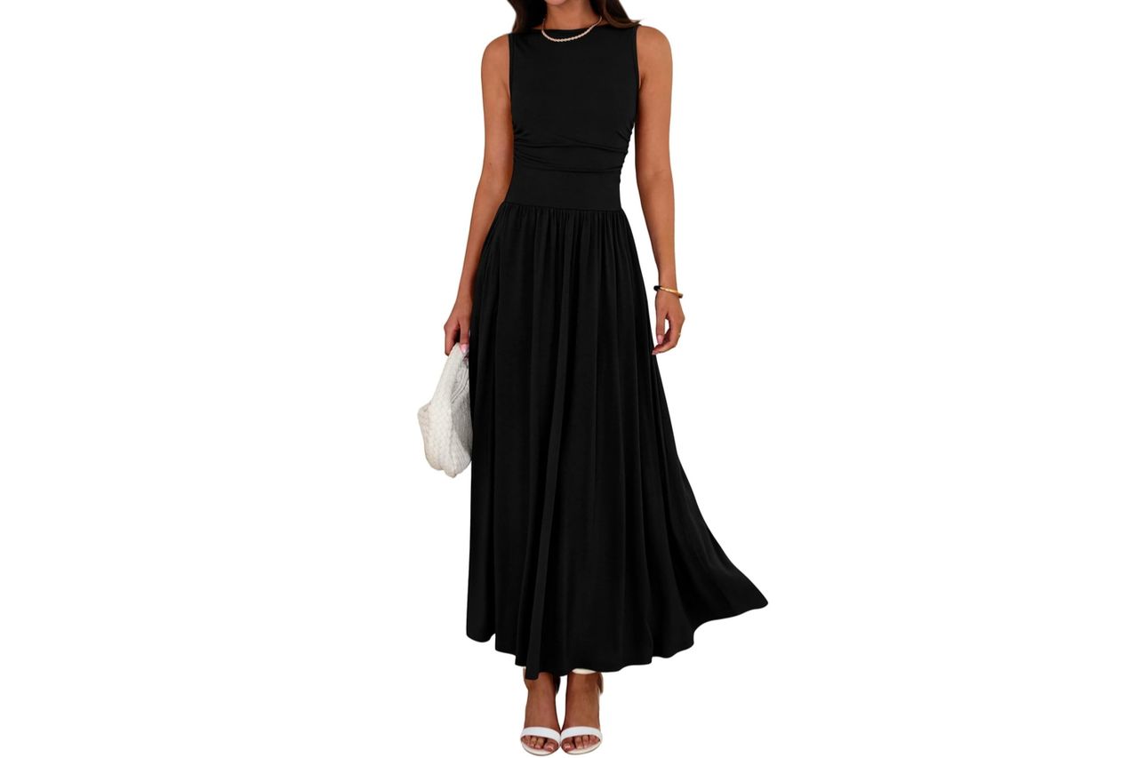 BTFBM Summer Maxi Dresses for Women Sleeveless Casual Dress Credit: Amazon