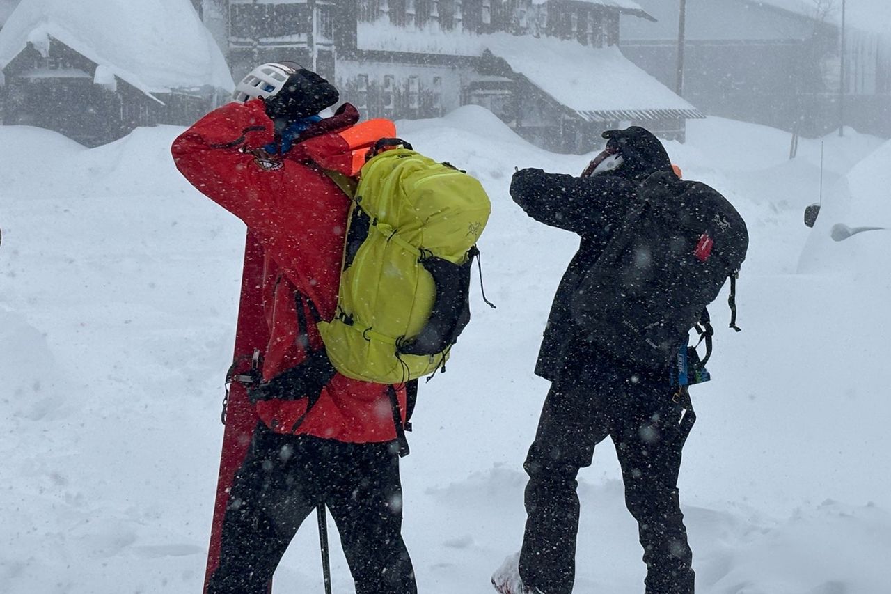 Castle Peak Avalanche in Truckee CA Fire responders at the Feb. 17 avalancheCredit: Nevada County Sheriff's Office