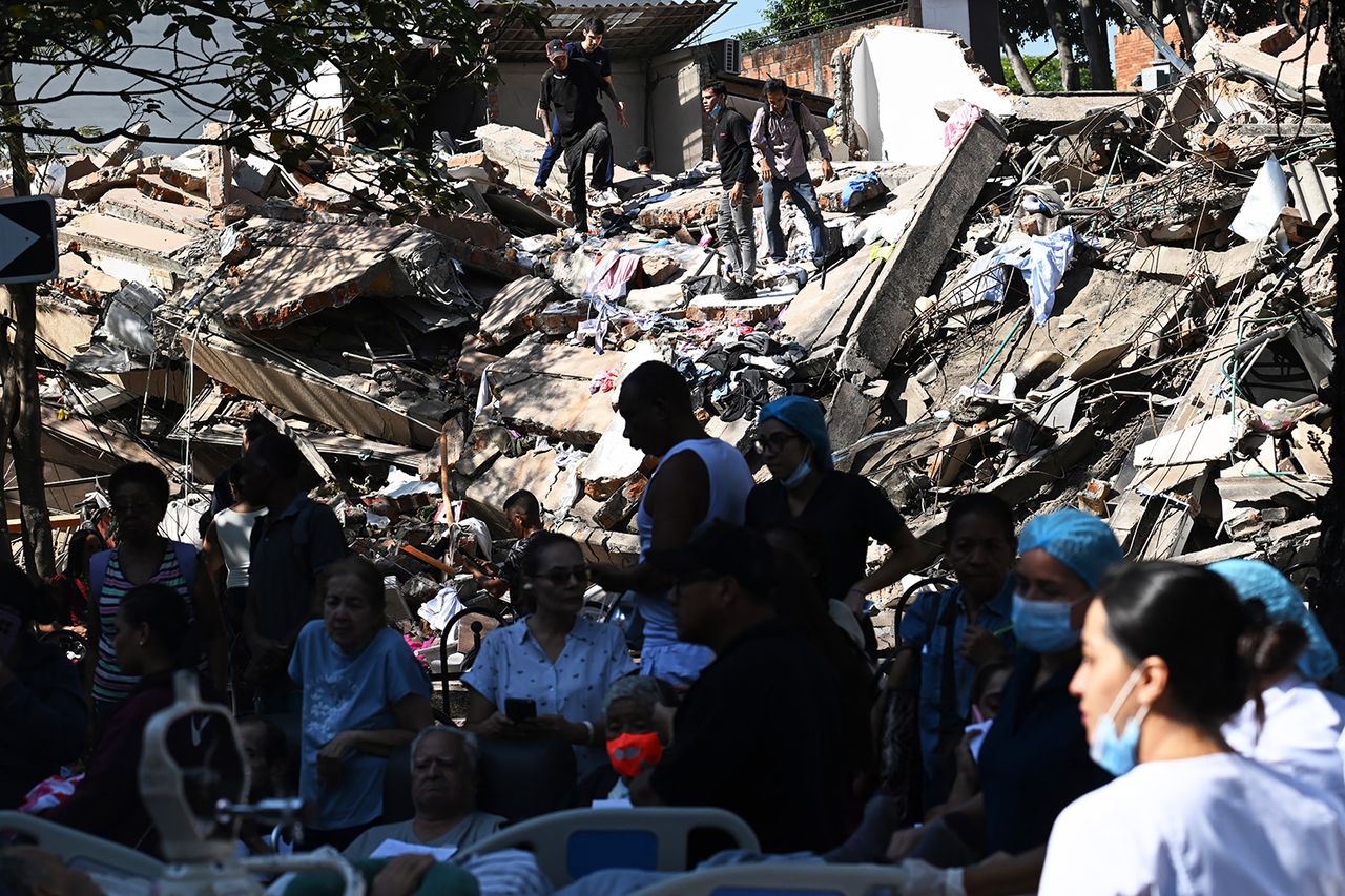 People look for survivors amid the rubble of a collapsed building after an earthquake in Cali, Colombia on August 10, 2026 People look for survivors amid the rubble of a collapsed building after an earthquake in Cali, ColombiaCredit: Joaquin SARMIENTO/AFP via Getty