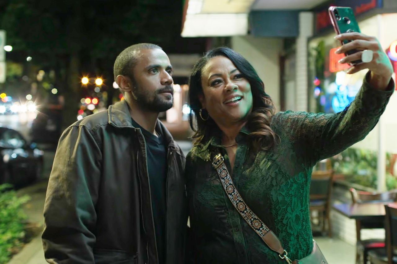 Lela Rochon and Jarod Joseph in The Dating App Killer. Lela Rochon and Jarod Joseph in ‘The ‘Dating App KillerCredit: Netflix