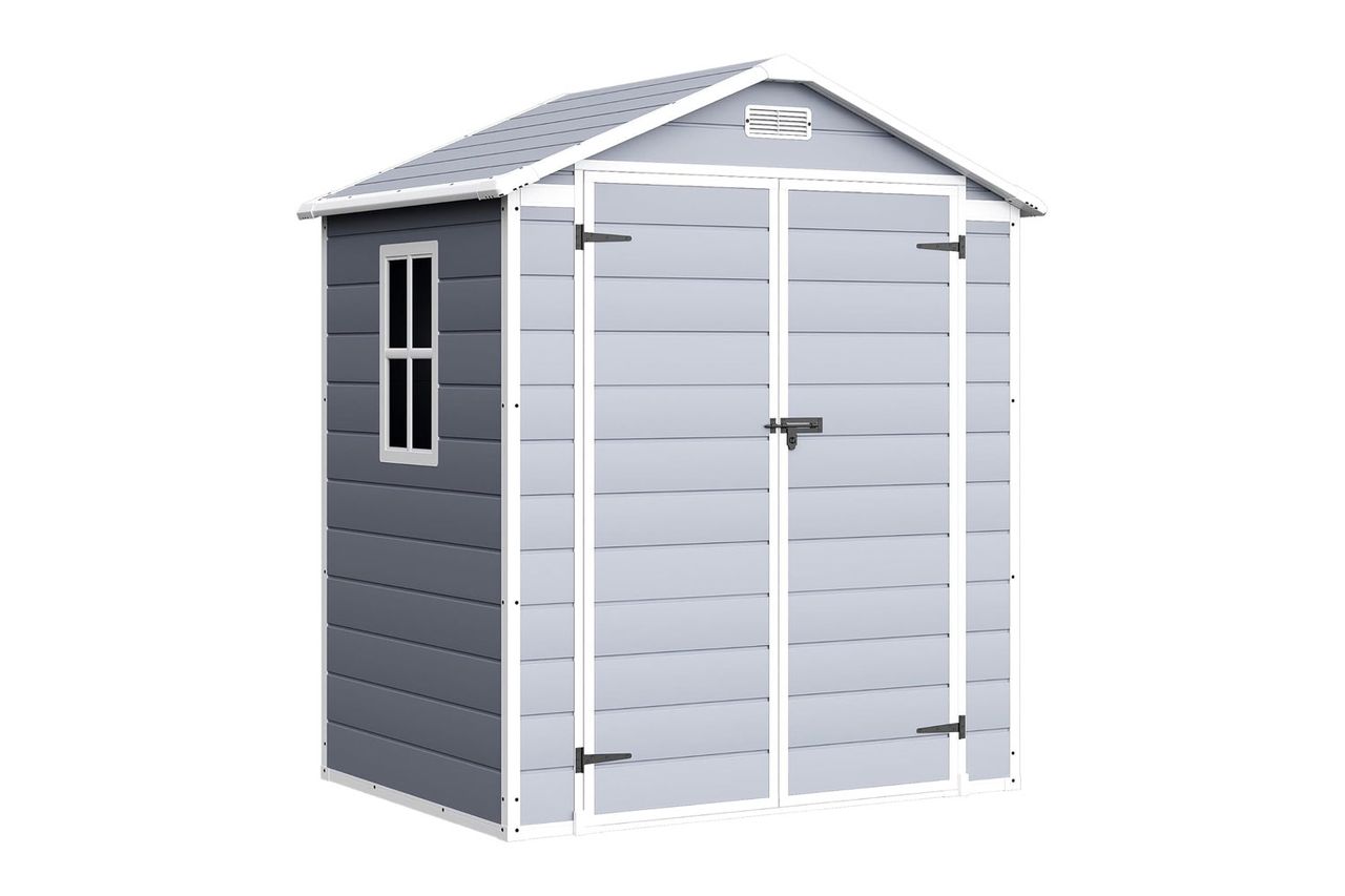 Devoko 6 x 4 FT Resin Outdoor Storage Shed Credit: Amazon