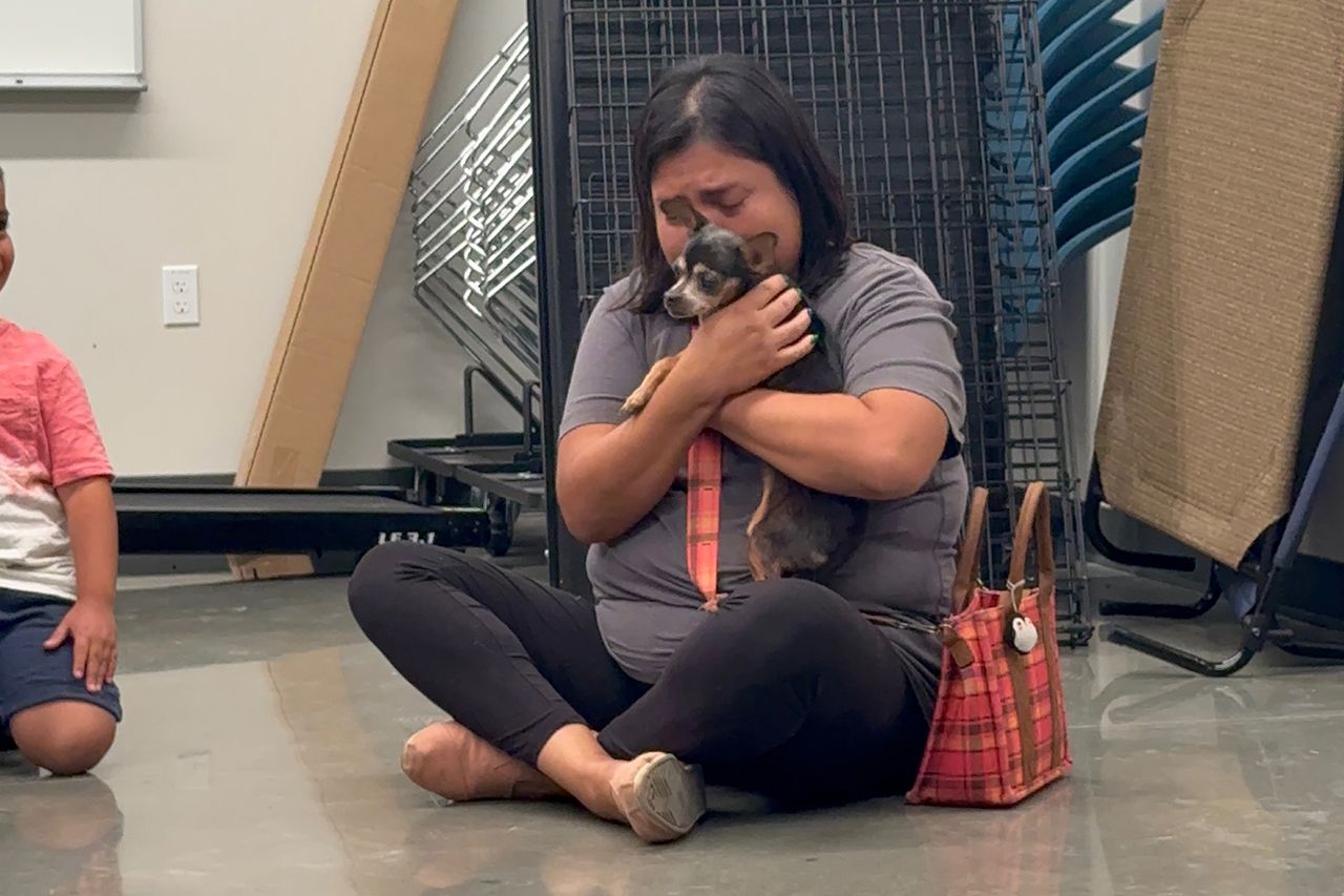 Vanessa Antonino and FlorCredit: Evanston Animal Shelter