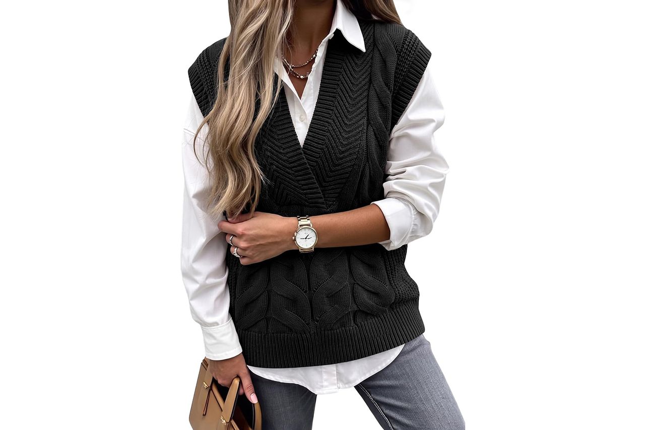 Dokotoo Sweater Vest Credit: Amazon