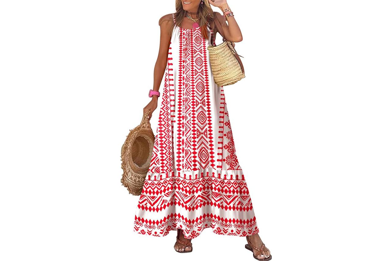 Dokotoo Women Summer Dresses 2025 Spaghetti Strap Credit: Amazon