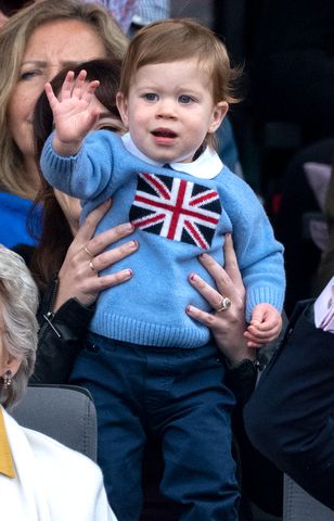 Princess Eugenie and August Philip Hawke Brooksbank attend the Platinum Pageant on The Mall on June 5, 2022 in London, England. The Platinum Jubilee of Elizabeth II is being celebrated from June 2 to June 5, 2022, in the UK and Commonwealth to mark the 70th anniversary of the accession of Queen Elizabeth II on 6 February 1952. Princess Eugenie and August Philip Hawke BrooksbankCredit: Mark Cuthbert/UK Press via Getty