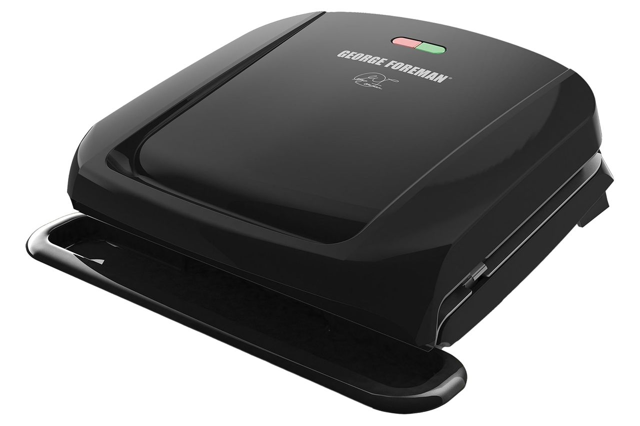 George Foreman 4-Serving Indoor Grill with Removable Plates Credit: Amazon