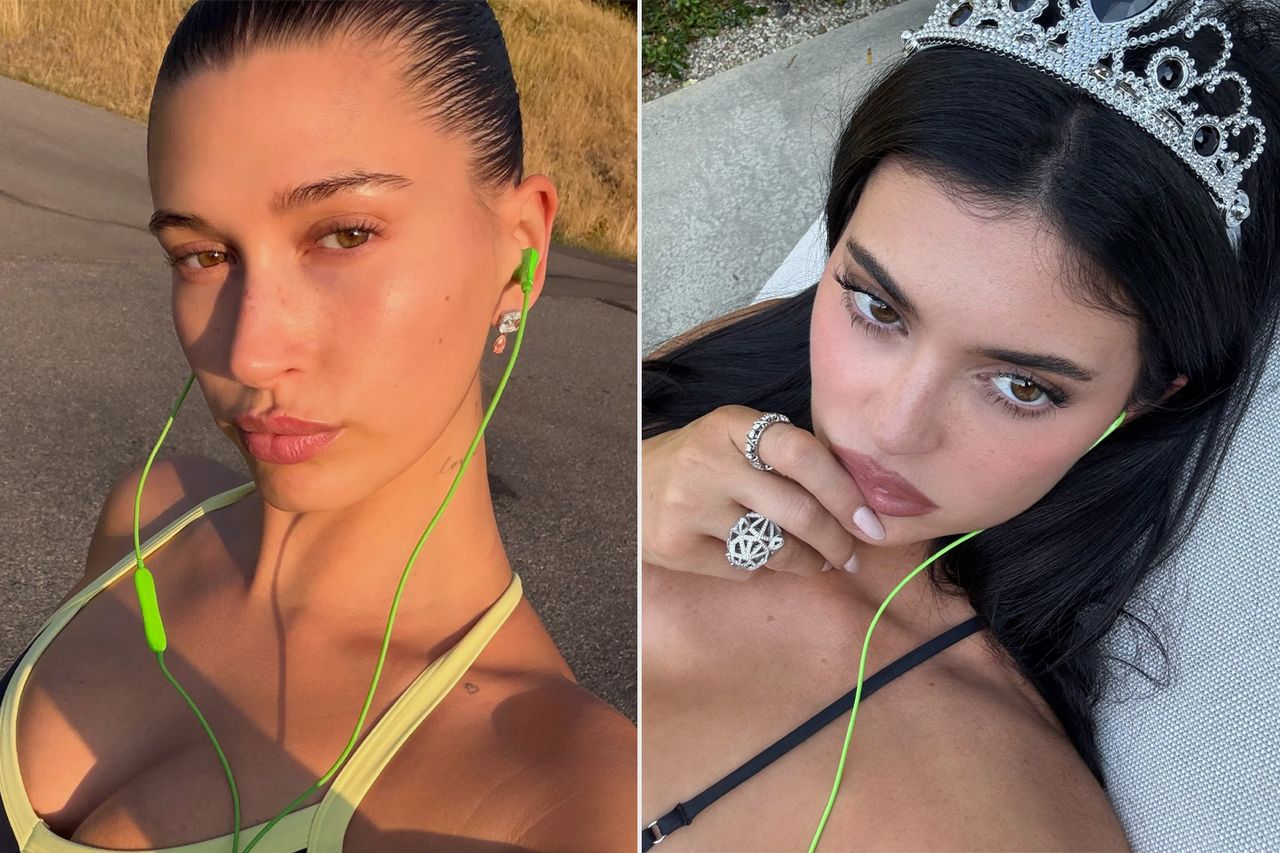 Credit: Hailey Bieber/Instagram; Kylie Jenner/Instagram