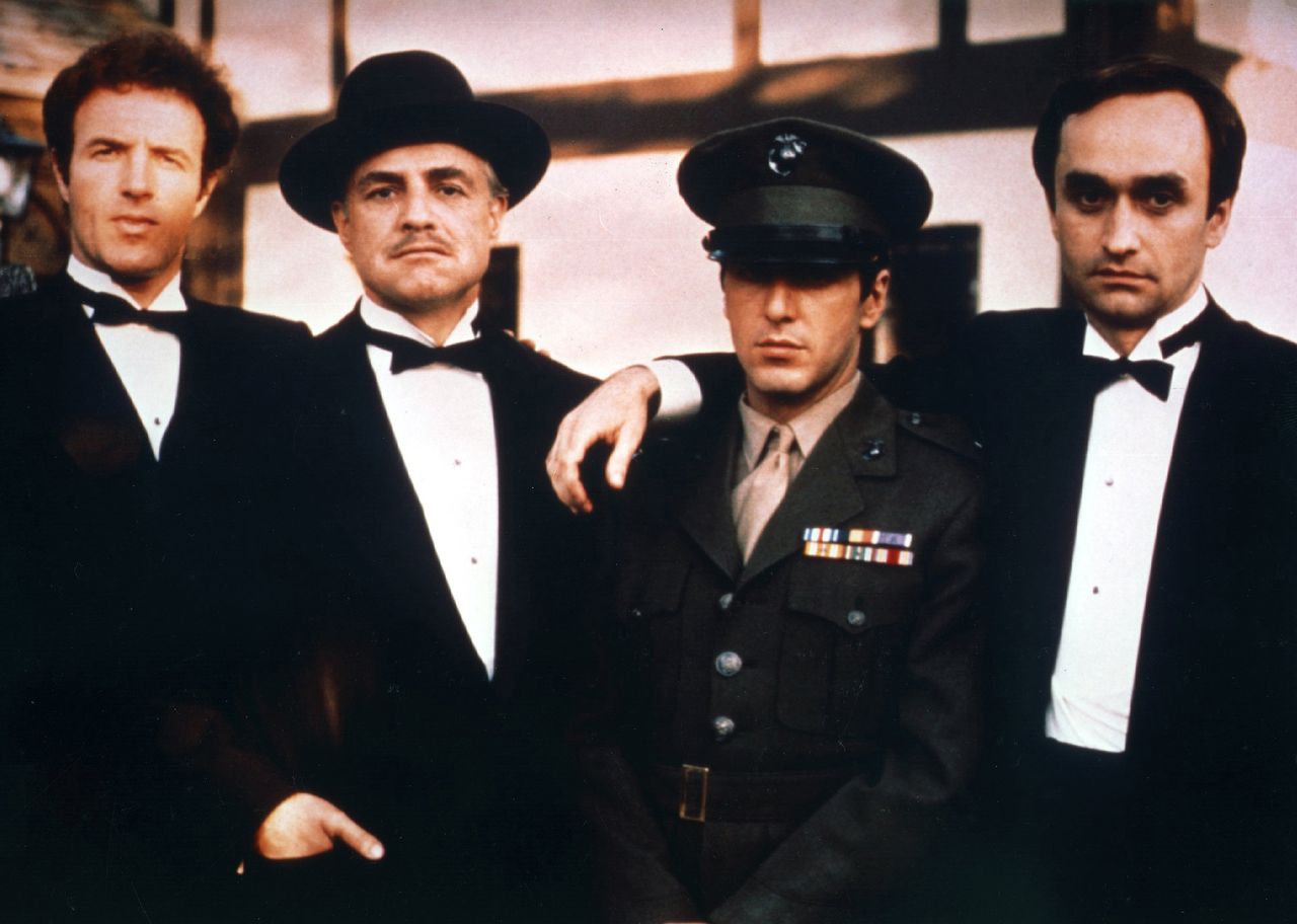Francis Ford Coppola, James Caan, Marlon Brando, Al Pacino and John CazaleCredit: FilmPublicityArchive/United Archives via Getty