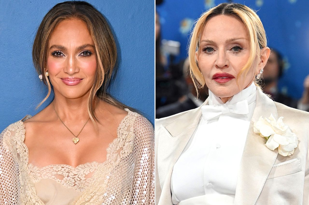 Jennifer Lopez, Madonna Jennifer Lopez in October 2025; Madonna in May 2025Credit: Todd Owyoung/NBC via Getty; David Fisher/Shutterstock