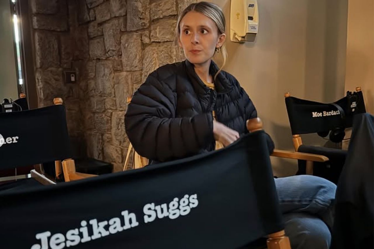 Jesikah Ingram on the set of 'It's Not Like That'. Jesikah SuggsCredit: Jesikah Ingram/Instagram
