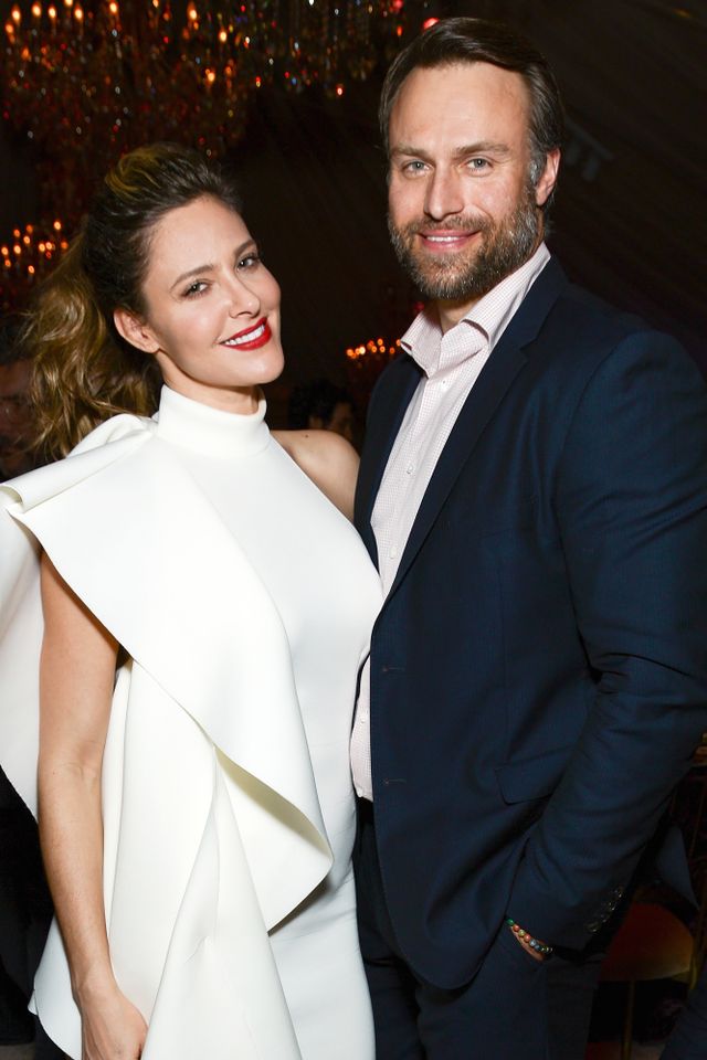Jill Wagner and David Lemanowicz attend Hallmark Channel and Hallmark Movies and Mysteries Winter 2018 TCA Press Tour at Tournament House on January 13, 2018 in Pasadena, CaliforniaCredit: Tara Ziemba/Getty