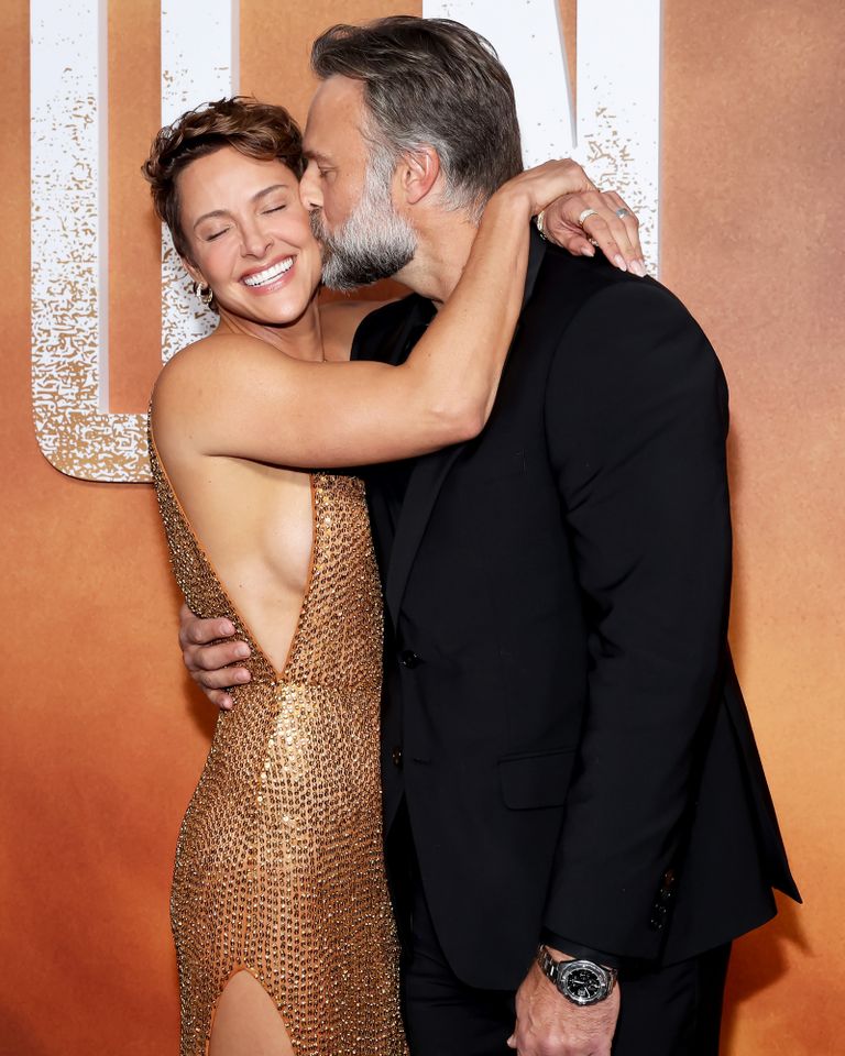 Jill Wagner and David Lemanowicz attend the Los Angeles Premiere of ‘Lioness’ on Oct. 23, 2024Credit: Amy Sussman/Getty