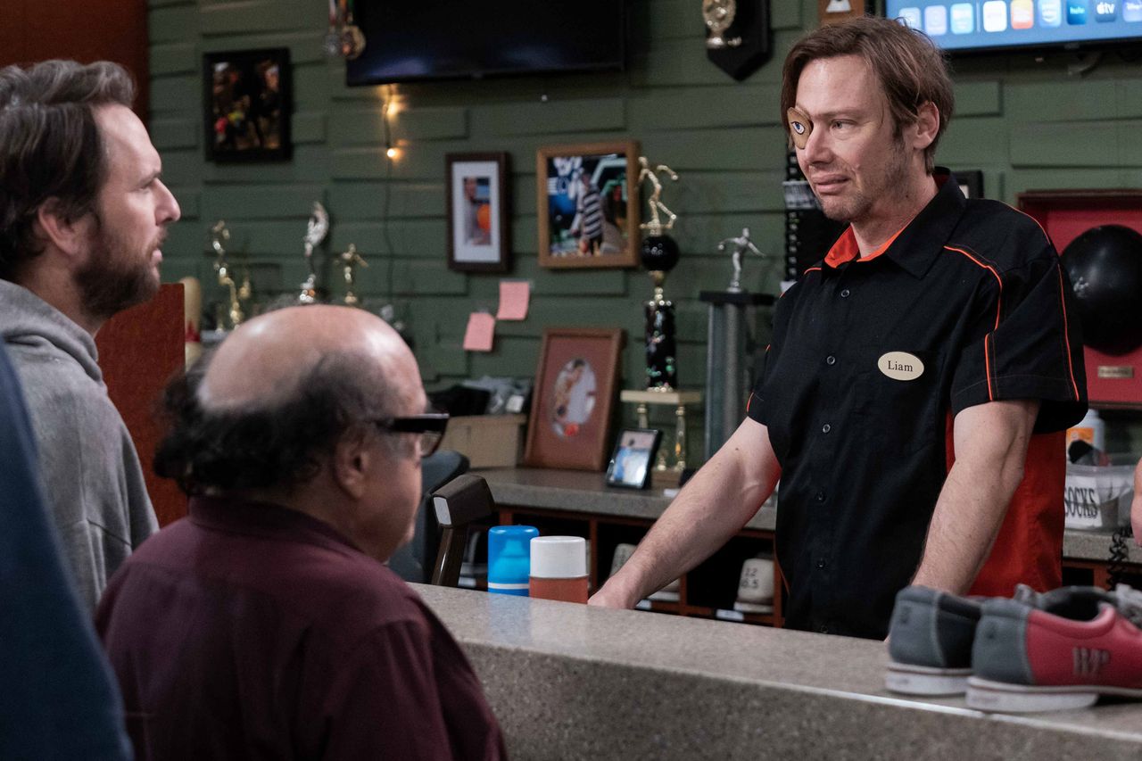 ITS ALWAYS SUNNY IN PHILADELPHIA - Jimmi Simpson as Liam McPoyle Jimmi Simpson (right) as Liam McPoyle on season 16 of ‘It’s Always Sunny.’Credit: Patrick McElhenney/FX