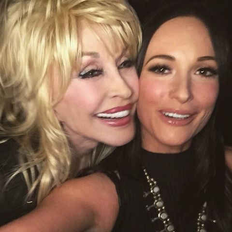 Kacey Musgrave with Dolly Parton Dolly Parton and Kacey MusgraveCredit: spaceykacey/Instagram