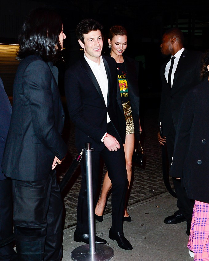Karlie Kloss & Joshua Kushner At The MET Gala Afterparty