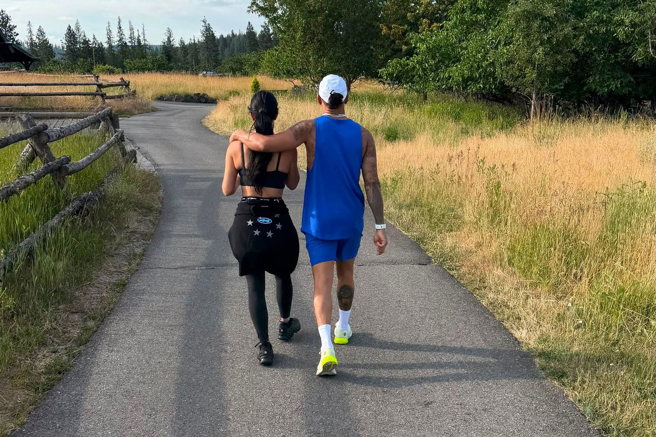 Kim Kardashian and Lewis Hamilton.Credit: Lewis Hamilton/Instagram