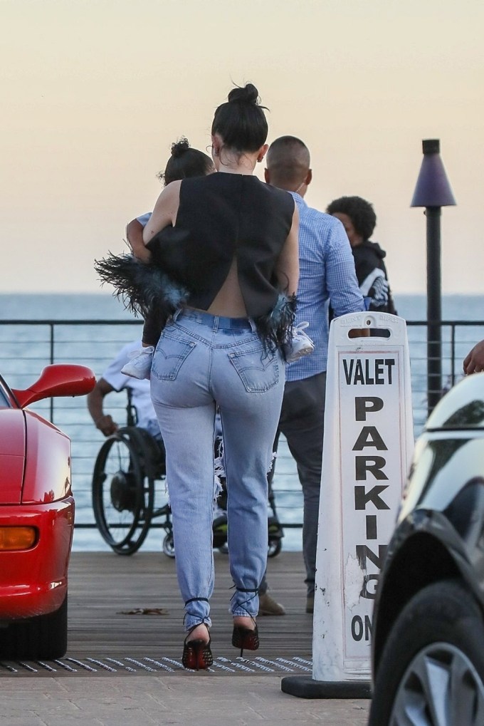 Kylie Jenner Carries Stormi