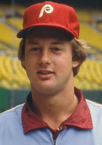 Larry Christenson #38 of the Philadelphia Phillies in 1975Credit: Focus on Sport/Getty
