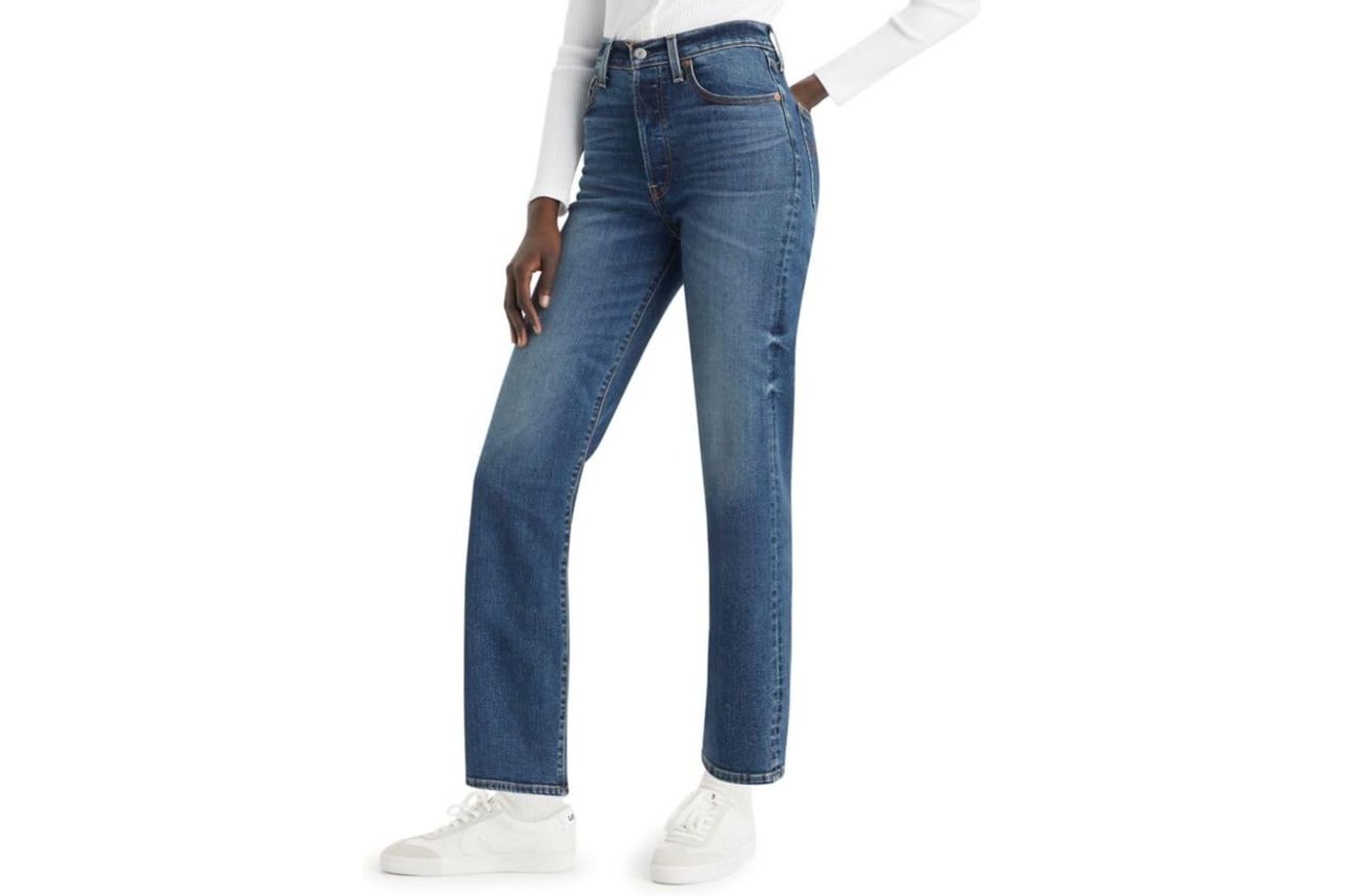 Levis Womens Ribcage Straight Ankle Jeans Credit: Amazon