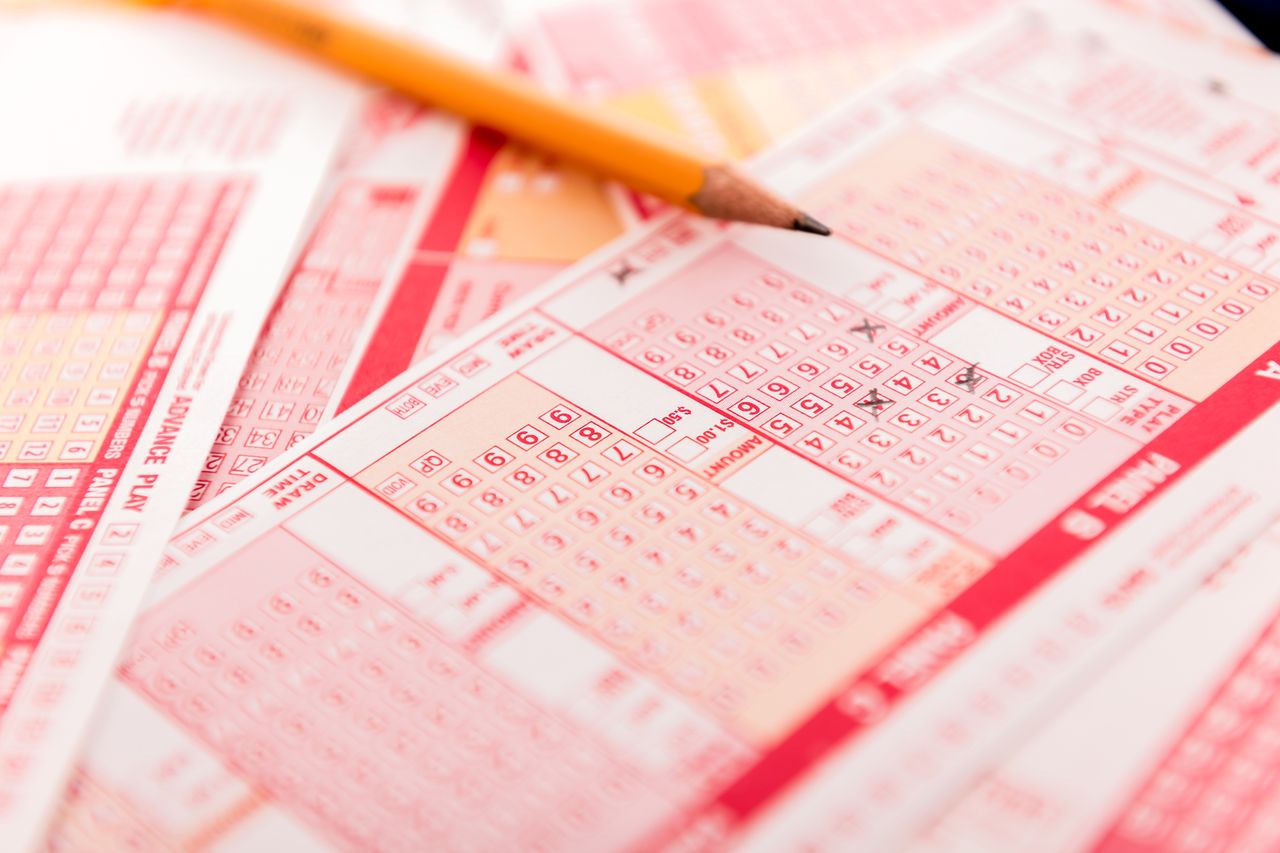 Lottery tickets and pen Lottery tickets and penCredit: Getty