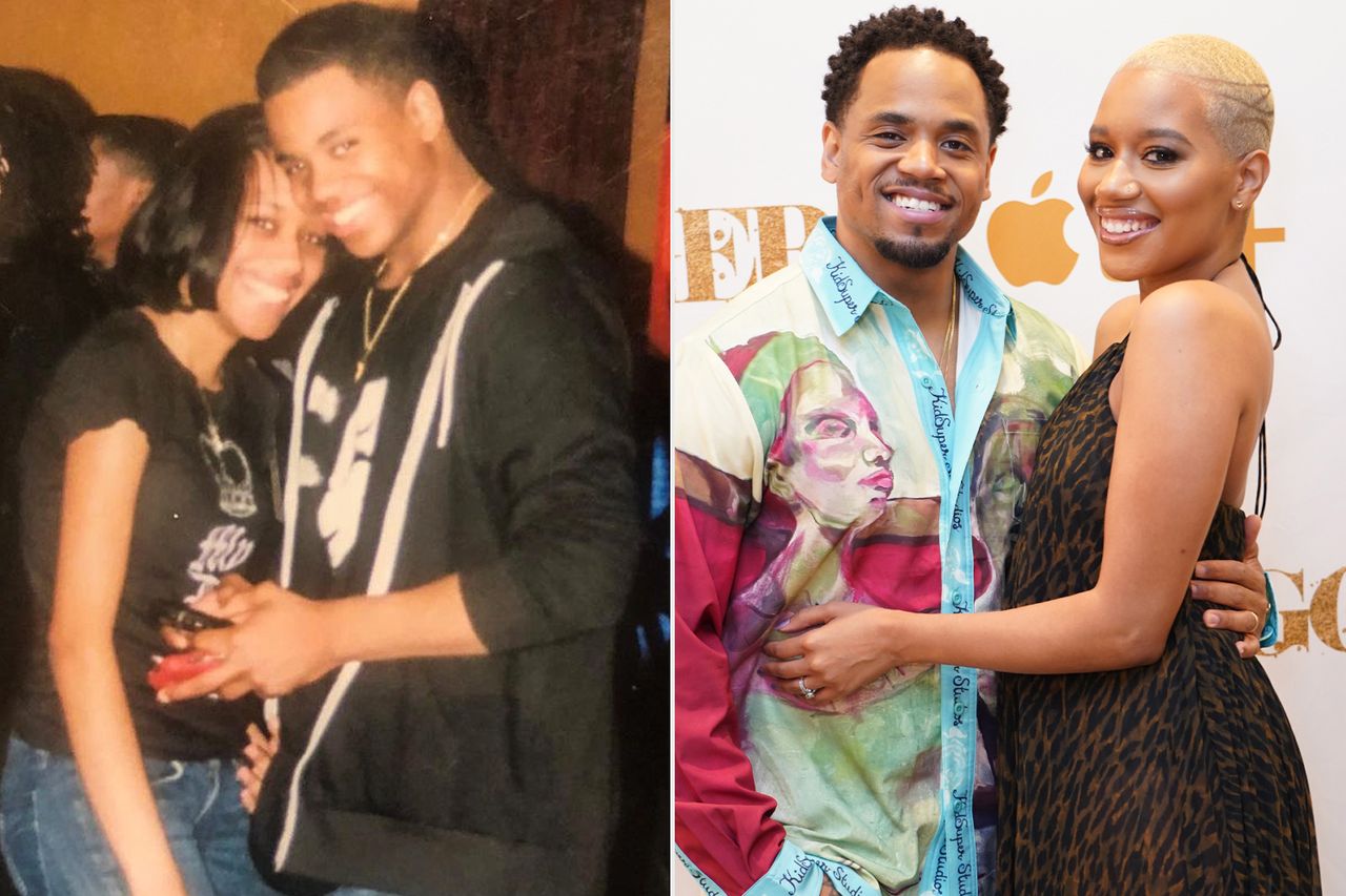 From left: Christina Hammond and Tristan ‘Mack’ Wilds in a 2009 throwback photo shared on Instagram on Dec. 25, 2019; Tristan ‘Mack’ Wilds and Christina Hammond attend the season 2 screening of Apple TV’s ‘Swagger’ at Navy Memorial Theater in Washington, D.C., on June 19, 2023Credit: Christina Hammond/ Instagram; Leigh Vogel/Getty