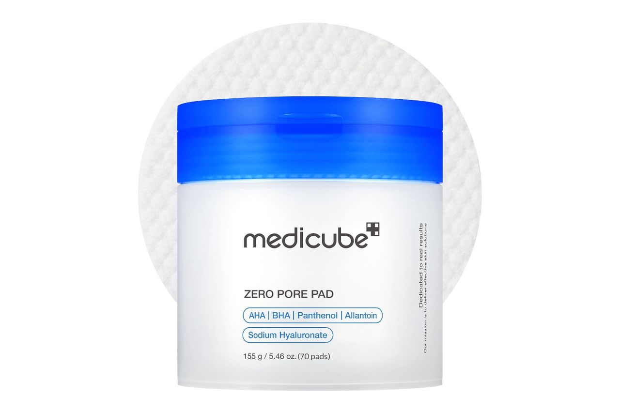 medicube Toner Pads Zero Pore Pad 2.0 Korean Skin Care, 70 Pads (1 Pack) Credit: Amazon