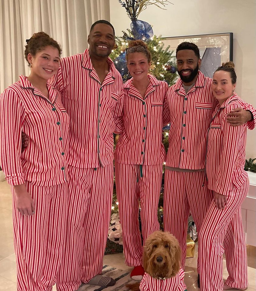 Michael Strahan with his family Michael Strahan with his family.Credit: Michael Strahan Instagram