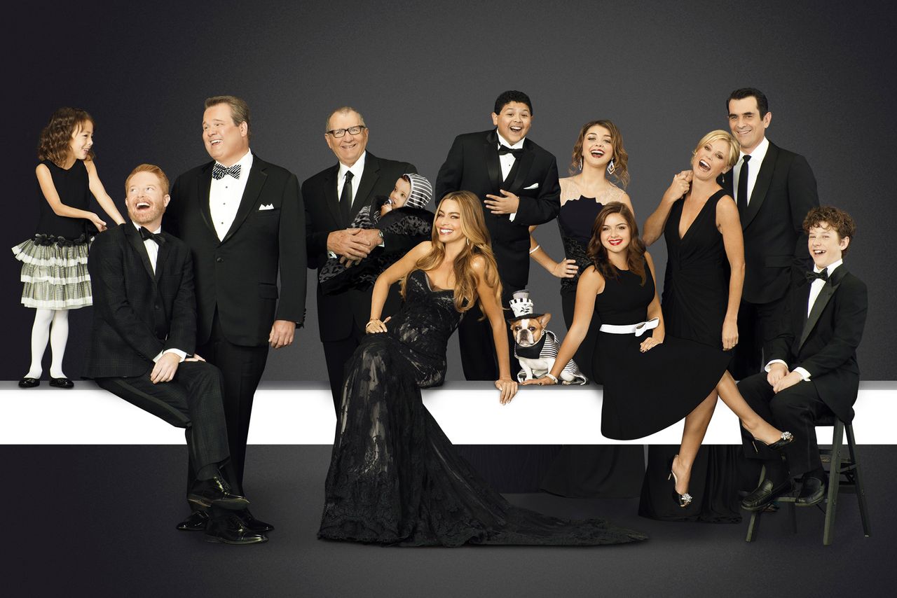 Modern Family Cast The Cast of ‘Modern Family.’ From left: Aubrey Anderson-Emmons, Jesse Tyler Ferguson, Eric Stonestreet, Ed O’Neill, Sofía Vergara, Rico Rodriguez, Sarah Hyland, Ariel Winter, Julie Bowen, Ty Burrell and Nolan GouldCredit: Bob D'Amico/Disney General Entertainment Content via Getty