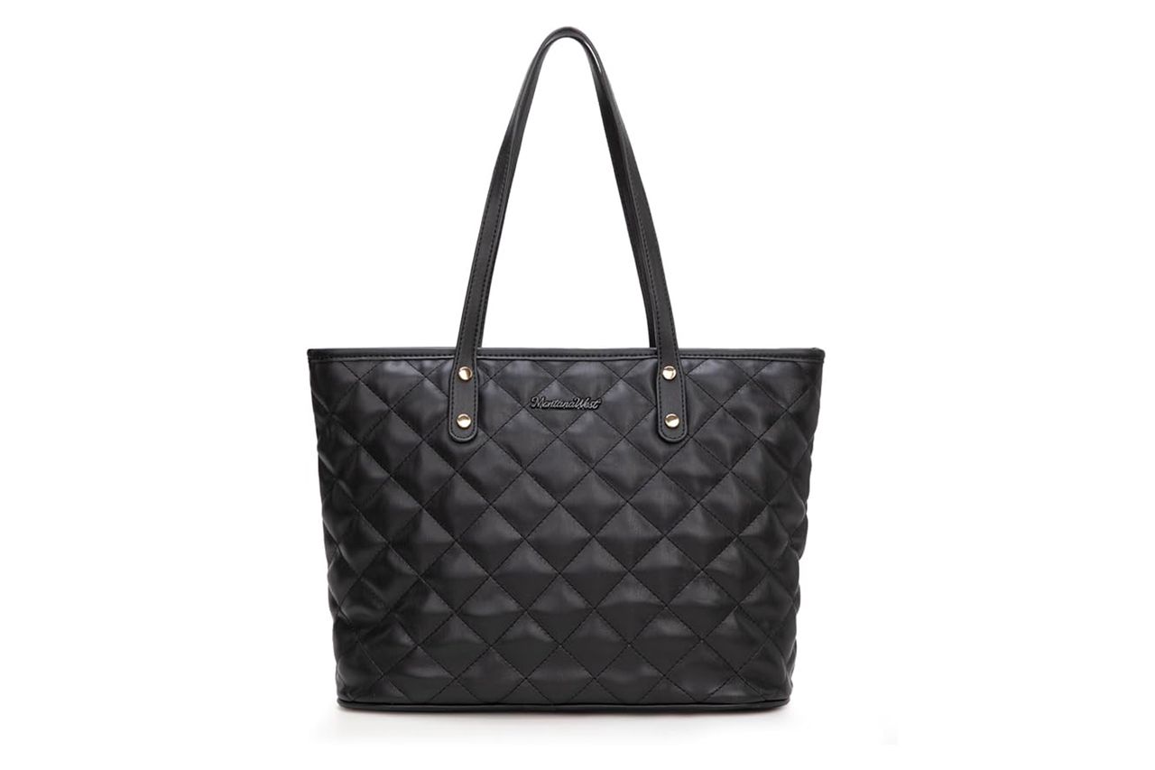 Montana West Quilted Tote Bag Credit: Amazon