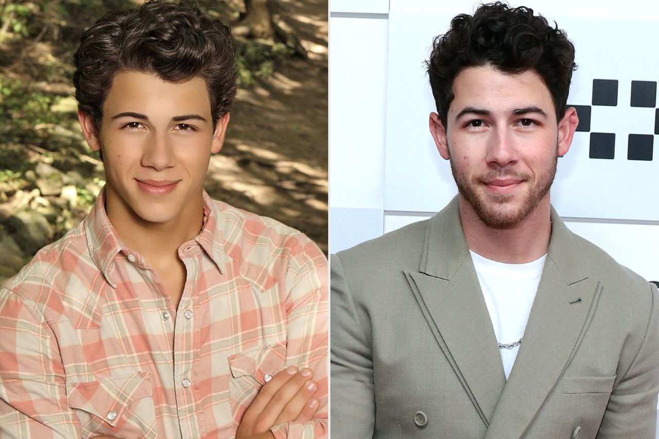 Nick Jonas in Camp Rock and in 2023Credit: Bob D'Amico/Disney Channel via Getty; Dimitrios Kambouris/Getty
