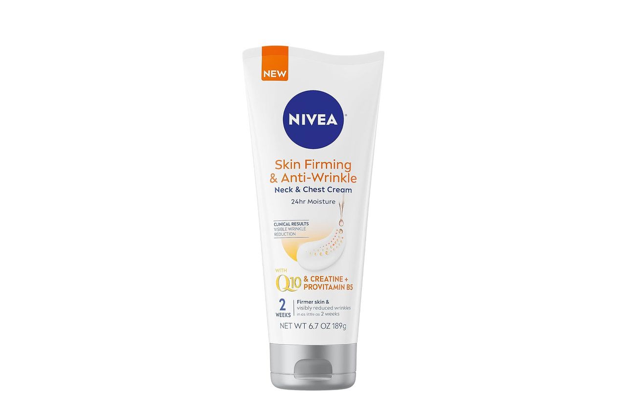NIVEA Skin Firming and Anti-Wrinkle Neck and Chest Cream Credit: Amazon