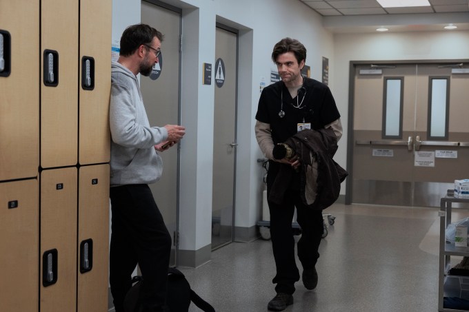 Robby & Langdon Have Brief Interaction