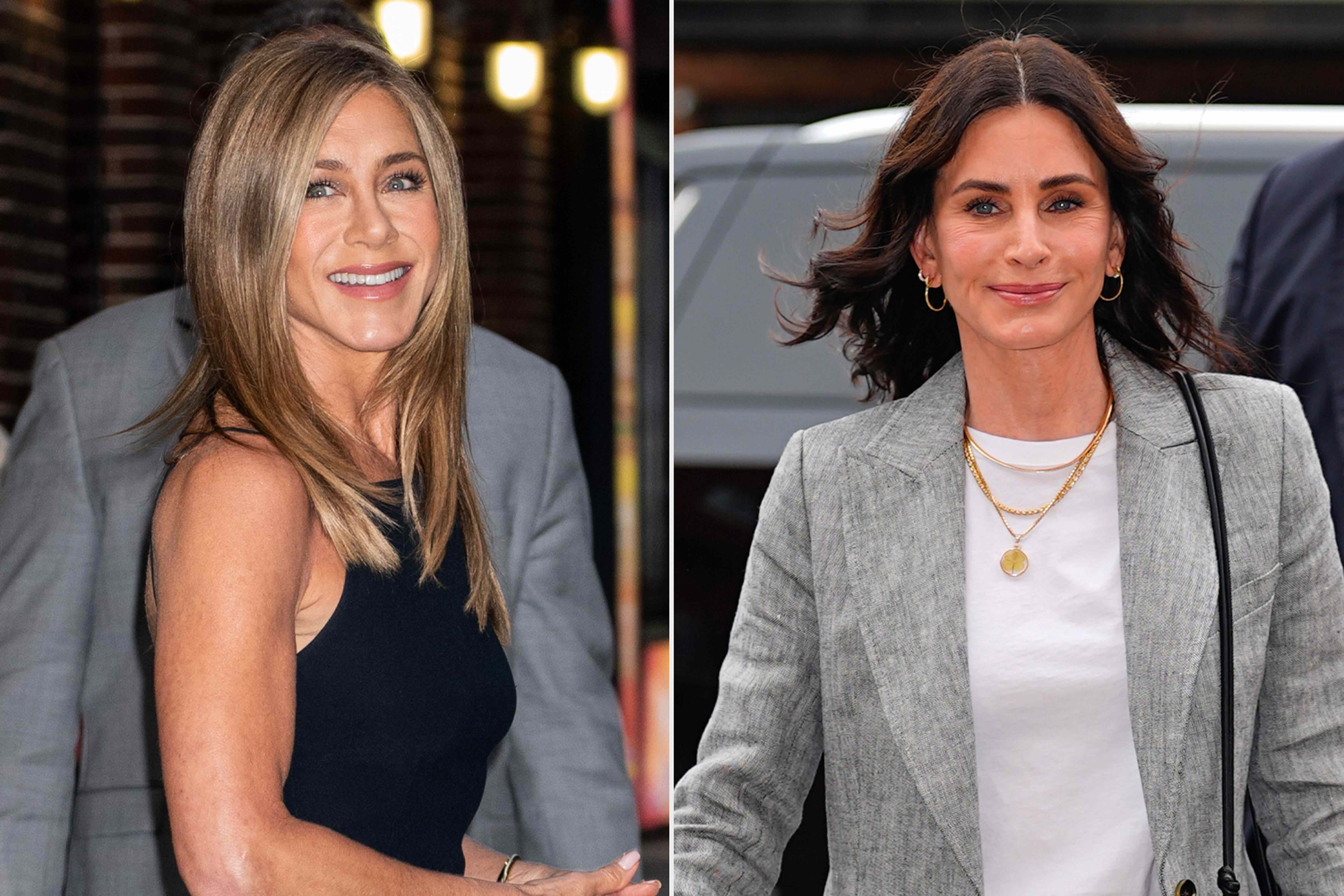 Jennifer Aniston and Courteney Cox side by side Credit: BG048/Bauer-Griffin/GC Images; XNY/Star Max/GC Images