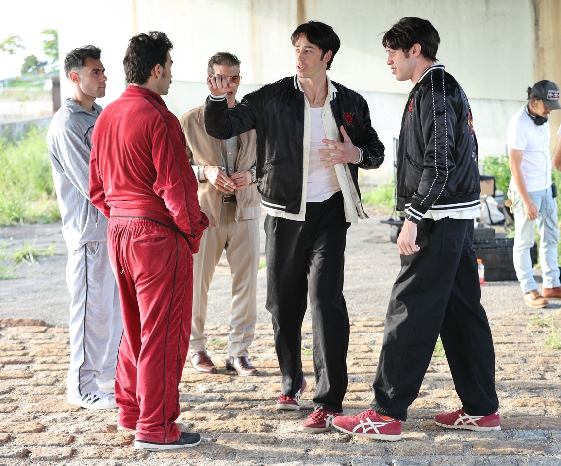 Pete Davidson is seen on the set of ‘Tommy Karate’ in Bay Ridge, Brooklyn on Aug. 25, 2026.Credit: Jose Perez/Bauer-Griffin/GC Images