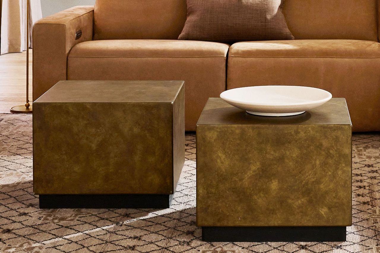 Pottery Barn Byron Square Coffee Table Credit: Pottery Barn