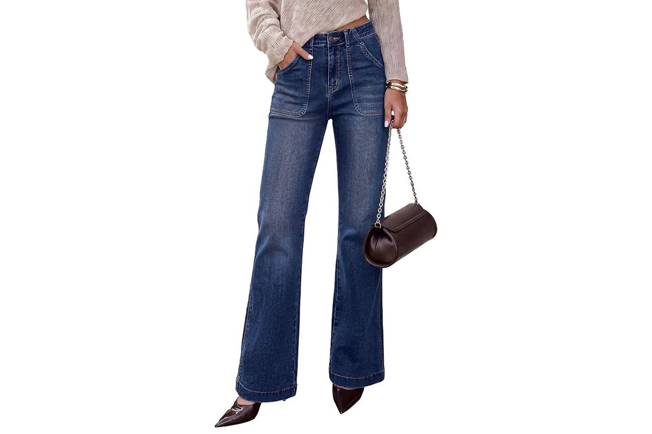 PRETTYGARDEN Womens High Waisted Wide Leg Jeans Credit: Amazon