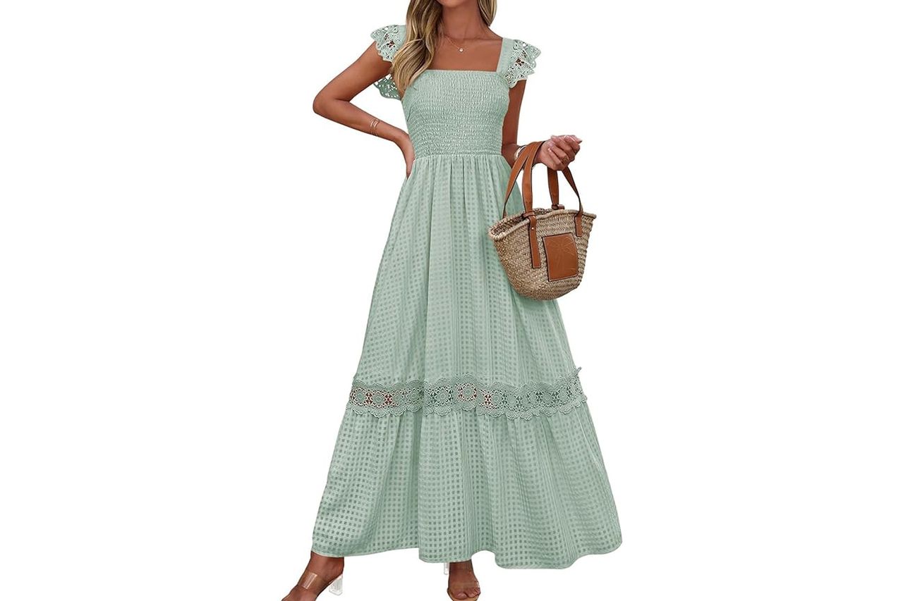 PRETTYGARDEN Women's Smocked Summer Maxi Dress Credit: Amazon
