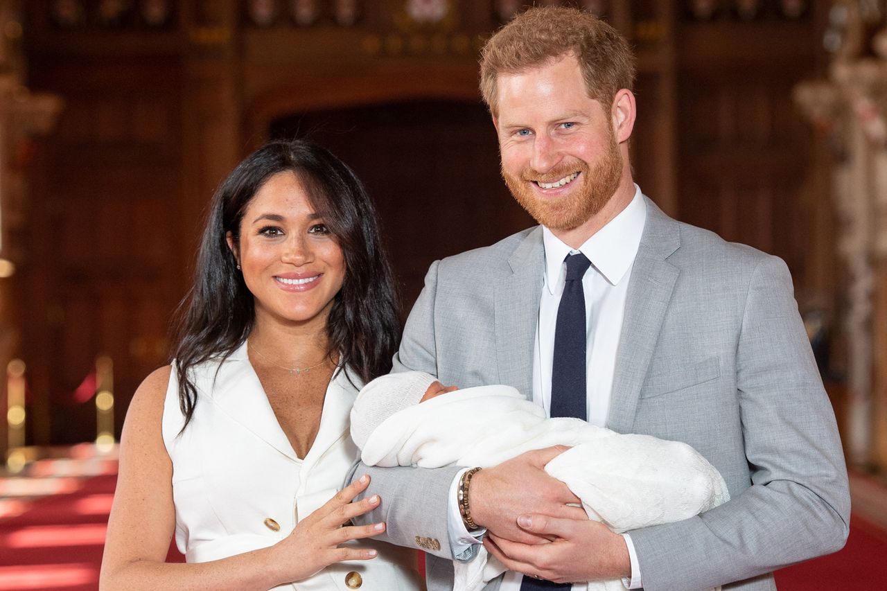 Prince Harry and Meghan Markle with Prince Archie in May 2019.Credit: Dominic Lipinski / POOL / AFP via Getty