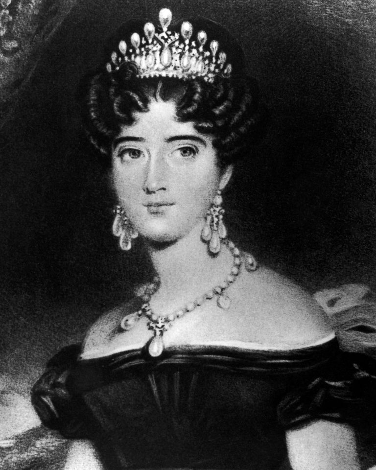 Princess Augusta of Hesse-Cassel (1797 - 1889), circa 1820. She became Duchess Of Cambridge after her marriage to Prince Adolphus, 1st Duke of Cambridge and son of King George III of Great Britain Princess Augusta of Hesse-Cassel, circa 1820.Credit: Hulton Archive/Getty