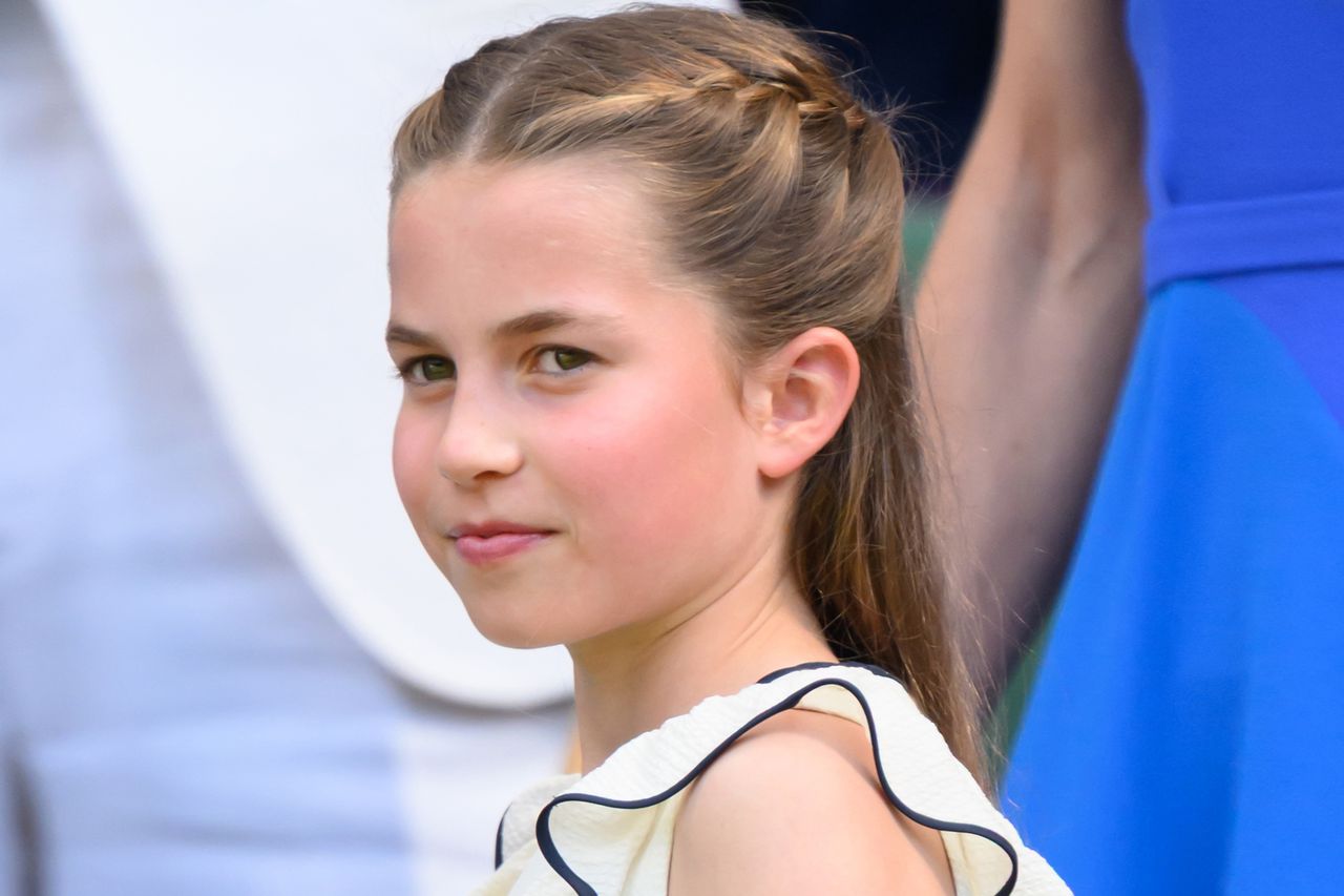 Princess Charlotte of Wales attends day fourteen of the Wimbledon Tennis Championships at the All England Lawn Tennis and Croquet Club on July 13, 2025 in London, England. Princess CharlotteCredit: Karwai Tang/WireImage