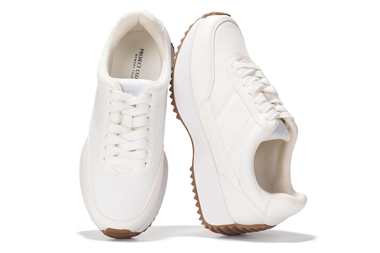 Project Cloud Sneakers Memory Foam Lightweight Lace Up Shoes Credit: Amazon