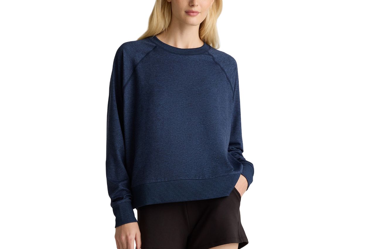 Quince Flowknit Pullover Crew Credit: Quince