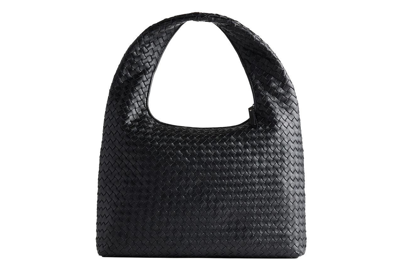 Quince Italian Leather Handwoven Shoulder Bag Credit: Quince