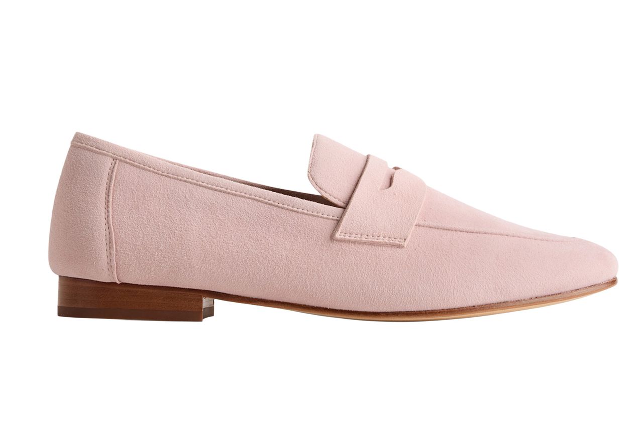 Quince Italian Suede Penny Loafer Credit: Quince