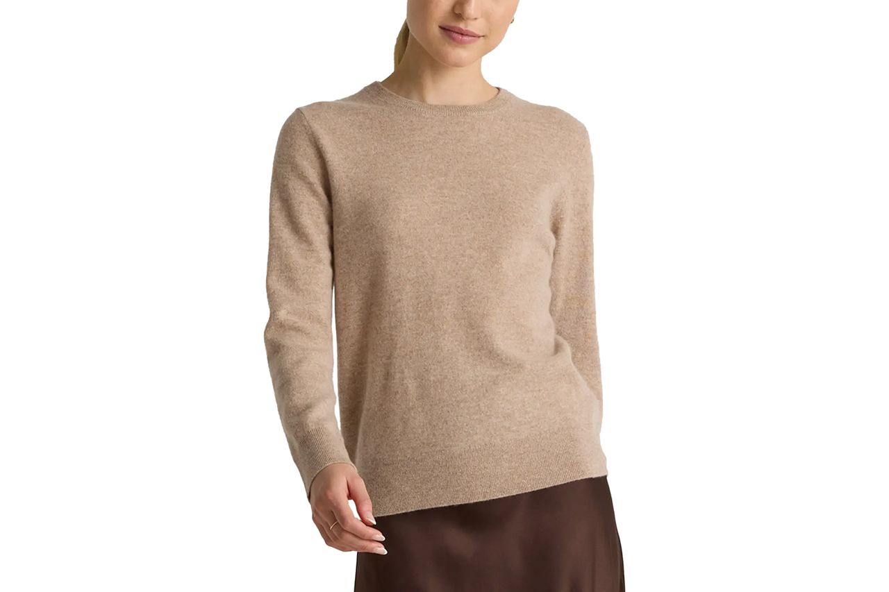 Quince Mongolian Cashmere Crewneck Sweater Credit: Quince