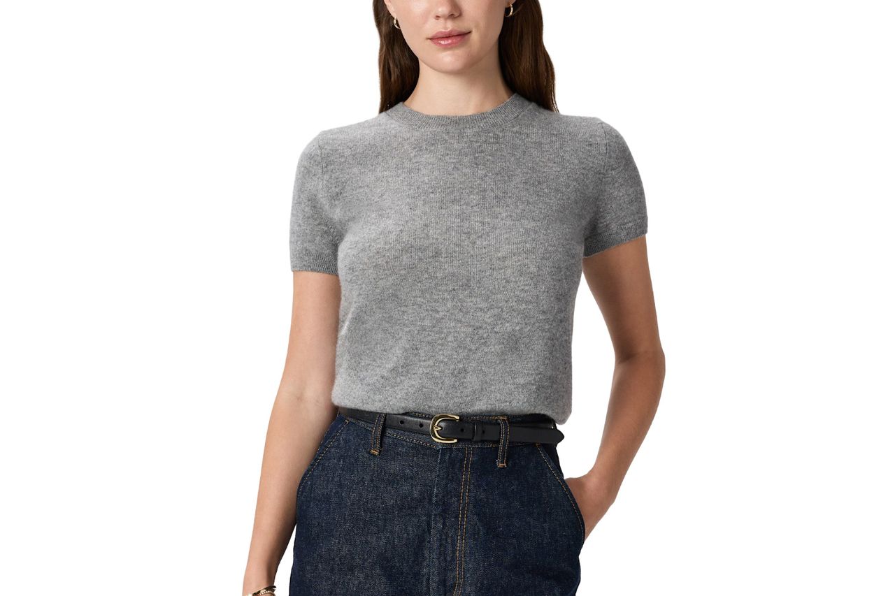 Quince Mongolian Cashmere Tee Credit: Quince