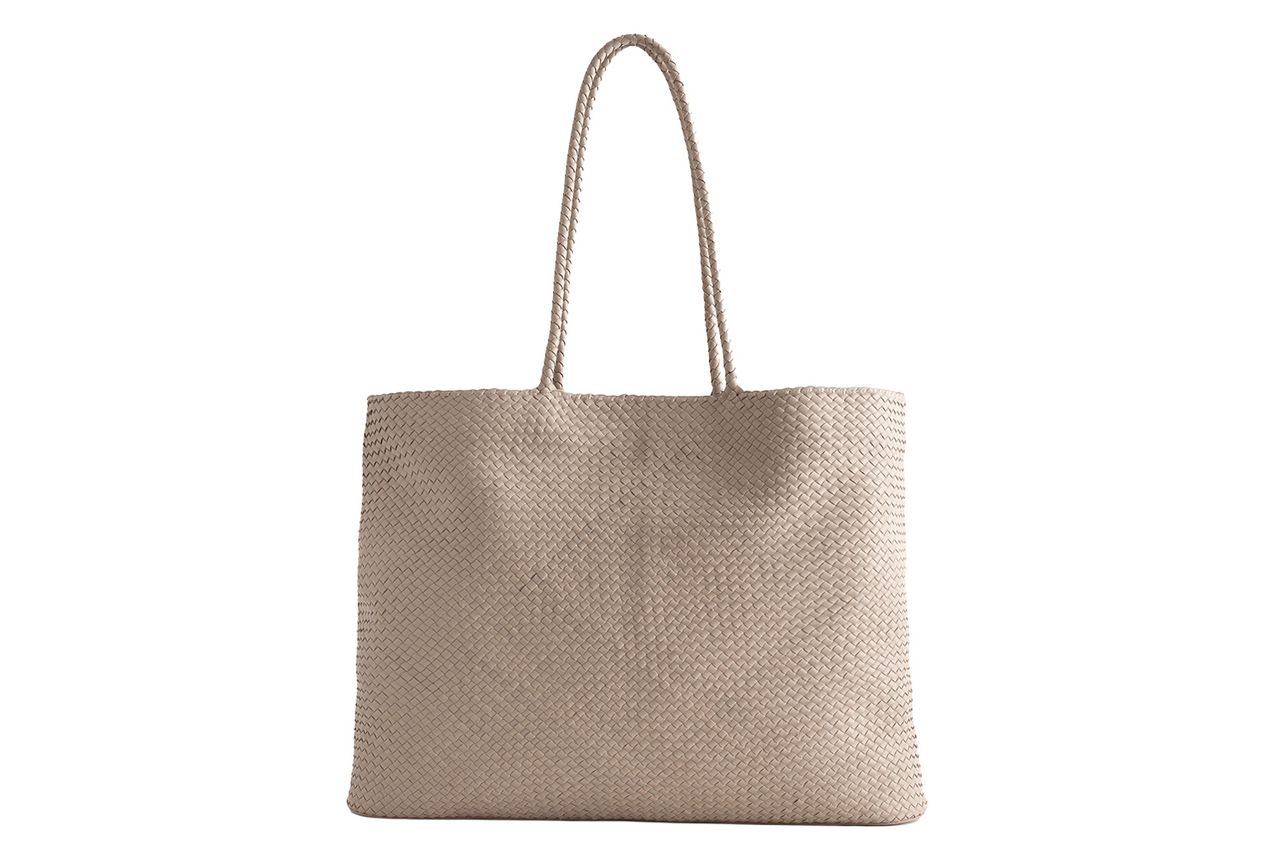 Quince Siena Handwoven Tote Credit: Quince