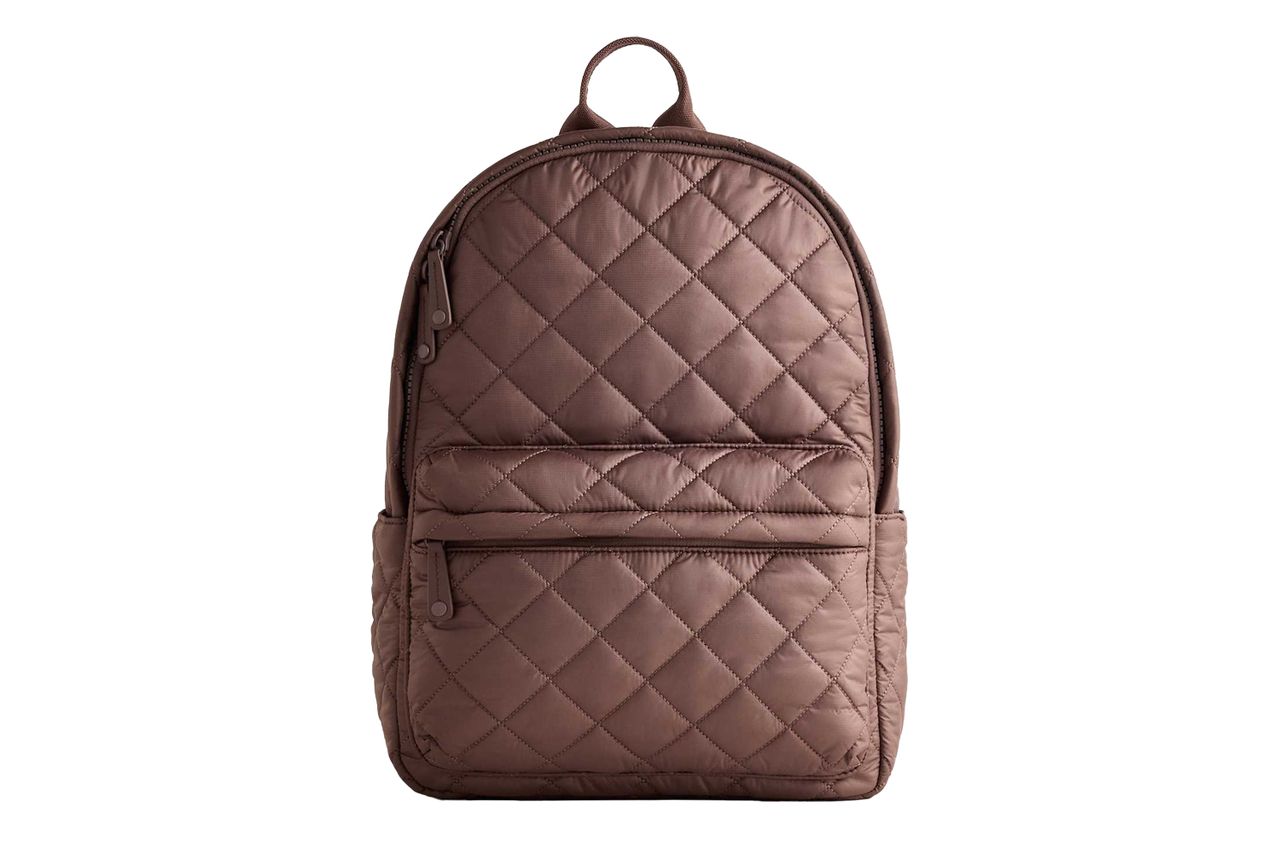Quince Transit Quilted Commuter Backpack Credit: Quince