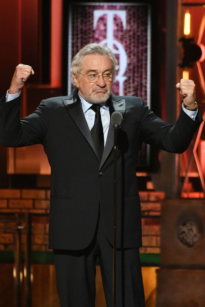 Robert De Niro on stage